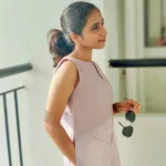 A line kurti (Lavendar)