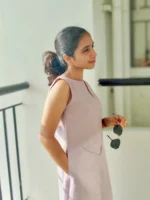 A line kurti (Lavendar)
