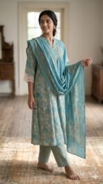Teal Cotton 3 piece set