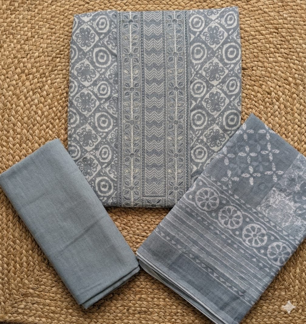 WhatsApp Image 2026-04-17 at 8.55.16 PM Churidar Material (Grey) - Image 1
