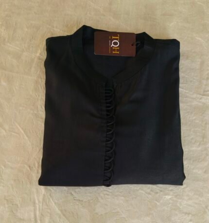 Black A-line kurti