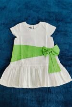 A-line bow dress with frill - Image 3