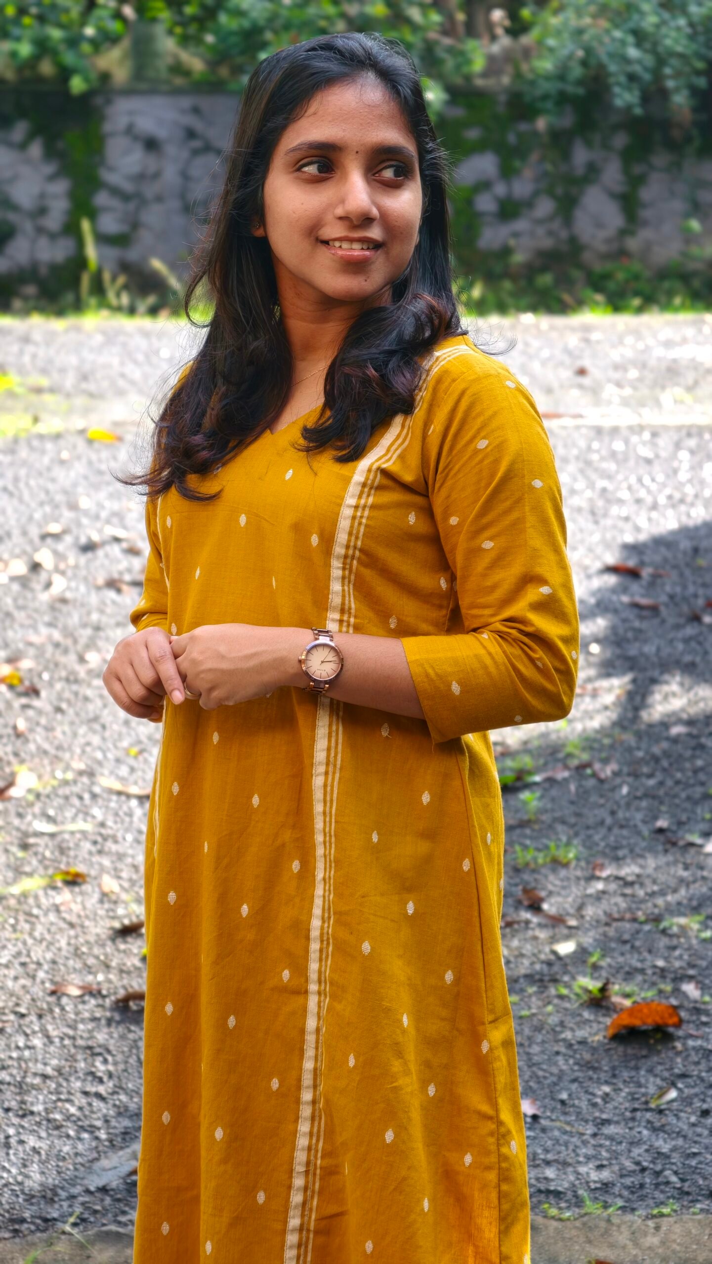 IMG_20260702_142731.jpg Mustard Mist Jamdani Kurti - Image 1